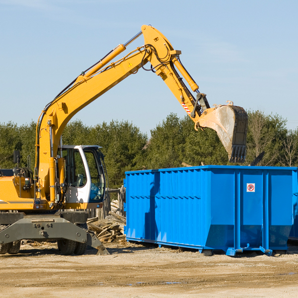 what happens if the residential dumpster is damaged or stolen during rental in Longdale